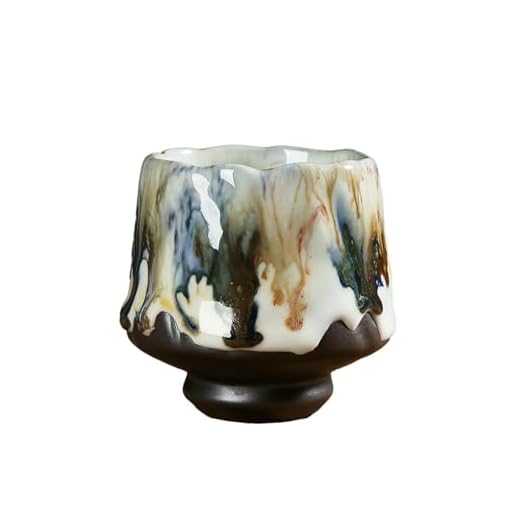 Taza maestra Ruyao hecha a mano de cerámica japonesa para té Zen