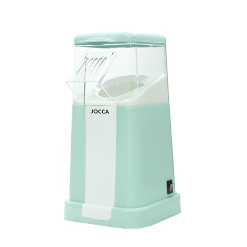 Jocca - Palomitero Turquesa 500W sin Aceites con Vaso Medidor Jocca - Palomitero Turquesa 500W sin Aceites con Vaso Medidor