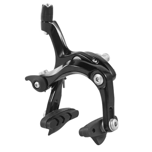 UMXUDAO for CHO-OEE Road Bike Brake Caliper Aluminum Alloy 700C Fixed Gear Bicycle Side Pull Rim Brake Front Rear Cycling Accessory(Black Rear)