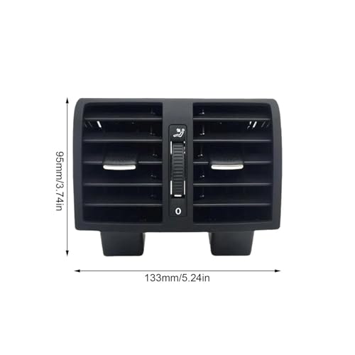 Rejilla de ventilación de coche con flujo regulable para Caddy 1T 2003-2015 trasera 7