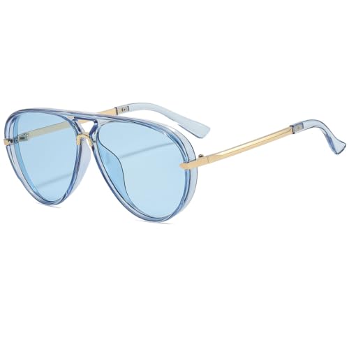 Lunettes de soleil tendances femmes : grand format rétro chic