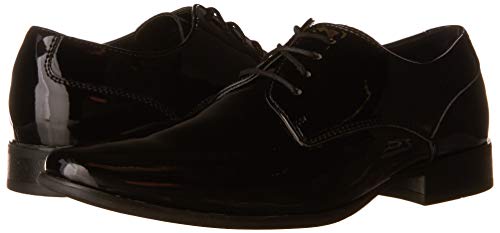 Calvin Klein Men's Brodie Oxford Shoe Tuxedo, Black Patent, 16 Medium Us #TOP6