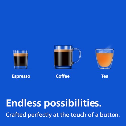 Philips 1200 Series Fully Automatic Espresso Machine, Classic Milk Frother, 2 Coffee Varieties, Intuitive Touch Display, 100% Ceramic Grinder, AquaClean Filter, Aroma Seal, Black (EP1220/04)