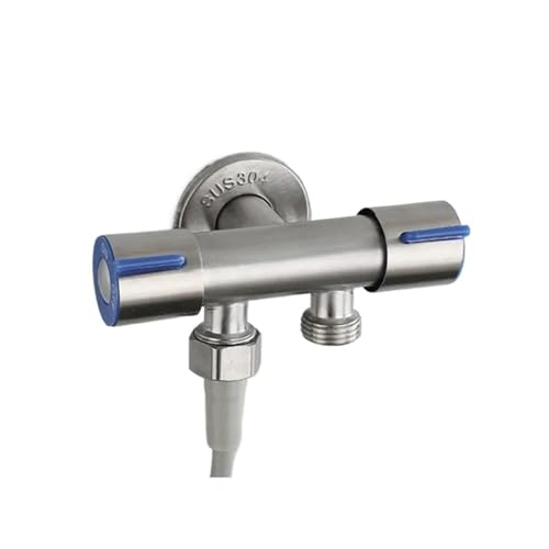 Válvula triangular de 1/2 para regular el flujo de agua en la cisterna del inodoro 3