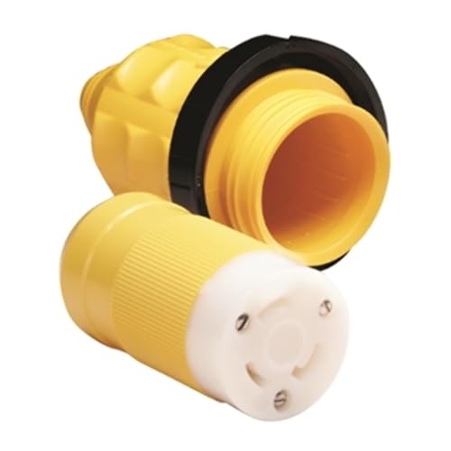 Marinco 305CRCN.VPK Locking Connector & Cover 30A 125V