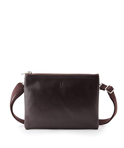 [ ティーケー タケオキクチ ] ショルダーバッグ イタリアンレザーサコッシュ 17002306 メンズ ダークブラウン(043) 00