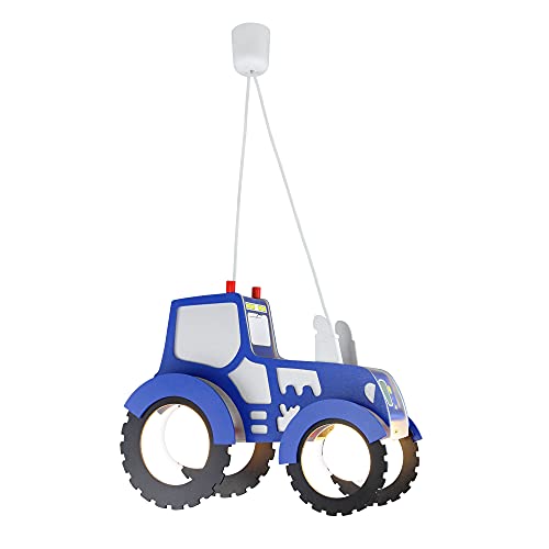 Suspension tracteur bois Elobra idéal pour chambre d'enfant