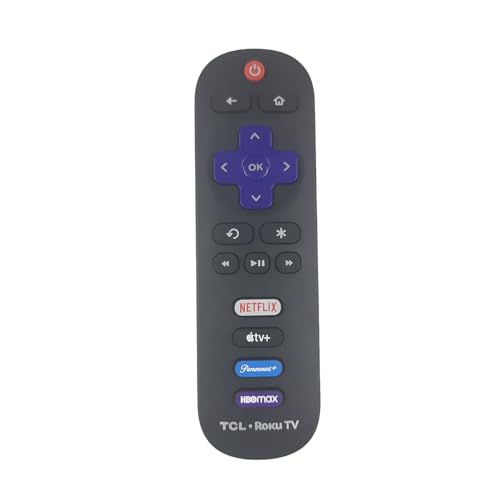 Ceybo Original 21001-000109 Remote Control fit for TCL Roku Smart TV includes Netflix, Paramount, HBOMax