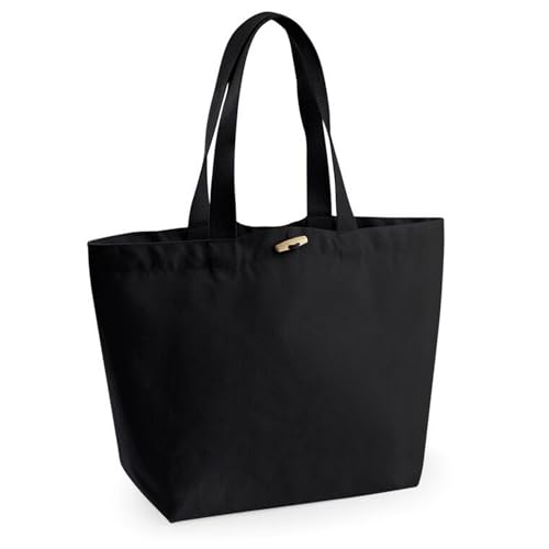 Westford Mill EarthAware Organic Cotton Marina Mini Tote (W845) - Womens Handbag - Black