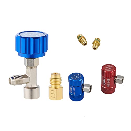 Omt R1234Yf Quick Coupler And R1234Yf Self Sealing Can Tap, Bundle #TOP8