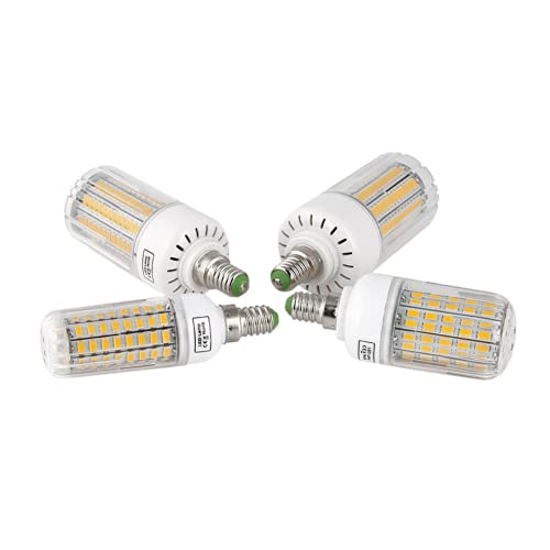 E27 E14 E12 B22 LED Corn Bulb 5730 SMD Light Corn Lamp Incandescent 20W - 160W Cool White (E12,42LEDs 40W)