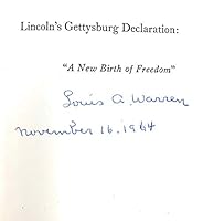 Lincoln's Gettysburg declaration: "A new birth of freedom," B0007DN1MO Book Cover