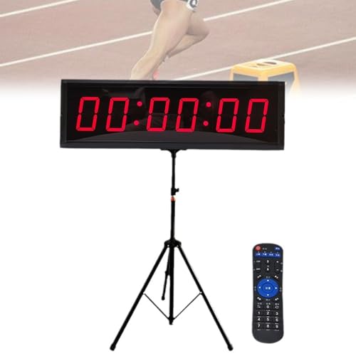 Cronometro digitale con cronometro ciclico, 20 gruppi di memoria dati, angolo di visione 120° per corsa, basket, calcio, fitness e nuoto