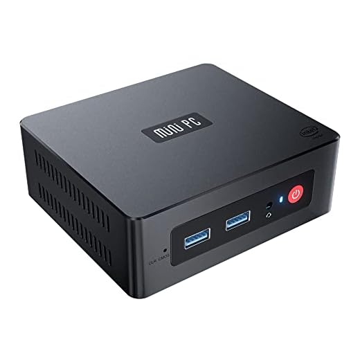 Beelink Computadores GK35 Pro Mini Pc Windows 10 Pro, 8GB DDR4 256GB SSD Intel Celeron J4105 4C/4T, cache 4M, até 2,5GHz, 2,4G/5G WiFi, Gigabit Ethernet, HTPC, suporte HDD/SSD de 2,5"