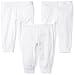 Moon and Back Baby Set of 3 Organic Pants, White Cloud, 3-6 Months