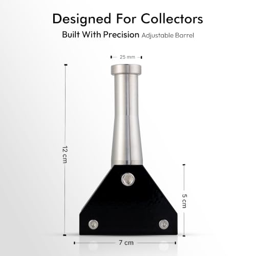 Image of CANNONX Titan-X Mini Cannon Showpiece | Premium Metal Desk Decor | 304 Stainless Steel Barrel & Aluminium Base | Military Gift for Men | Obsidian Black