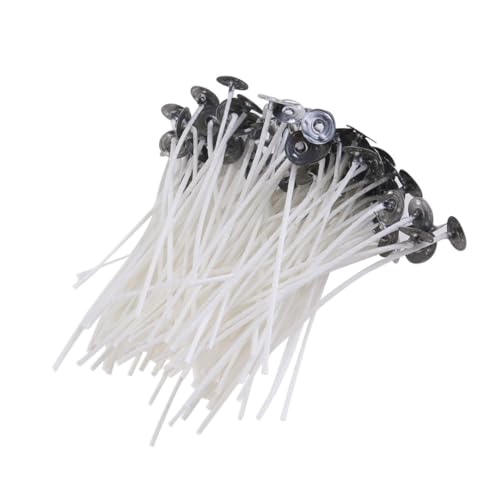 Mechas de algodón natural para velas, 30 unidades