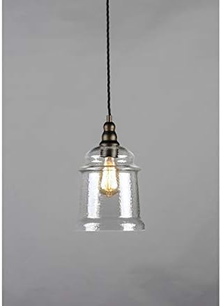 Miniatura 2 de Maxim 21579HMOI - Mini lámpara colgante de techo con martillo Revival Hammer, 1 luz de 60 vatios, 13 pulgadas de alto x 8 pulgadas de ancho, bronce