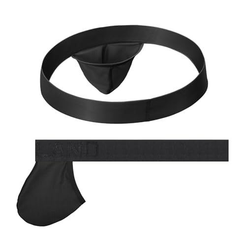 Mens Jockstrap, Sexy Jockstrap for Men Strapless Pouch Underwear, Breathable Vasectomy Support Underwear3