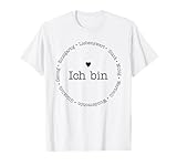 ich bin einzigartig liebenswert stark mutig shirt