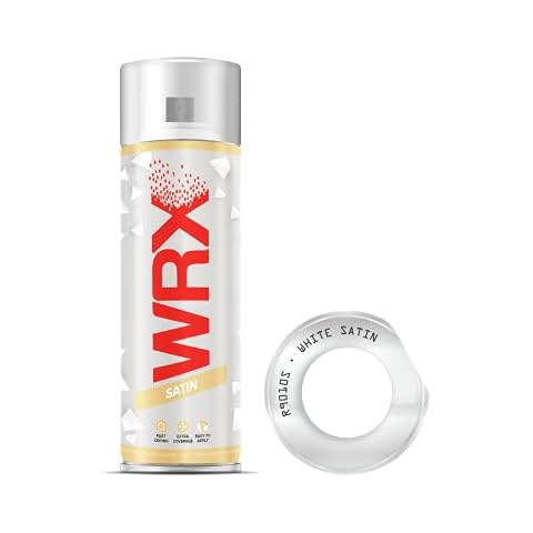 WRX Spray Paint 400 ml - White Satin R9010S - Satin Finish (1) Cover
