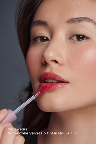 Image of JOAH Water Color Velvet Lip Tint 0.16oz, Lightweight Hydrating Lip Stain with Vitamin E & Cupuacu Butter - Long Lasting Transfer-Proof Matte Lip Color, Buildable Korean Beauty Lipstick (Brick Red)