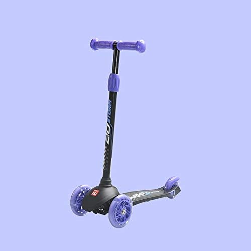 Skateboard Car 2-5 Years Old Children Luge Men and Women Single Foot Widened Flash Wheel Walker Car SC101 - (Color: 1)