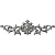 Ekena Millwork ONL16X04X01MA 16 3/8-Inch W X 4 3/4-Inch H X 3/4-Inch P Marcella Medium Leaf with Scrolls Onlay