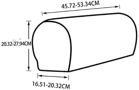 SXNING Stretch Armrest Covers Spandex Arm Covers for Chairs Couch Sofa Armchair Slipcovers for Recliner Sofa 2pcs (Dark Coffee)