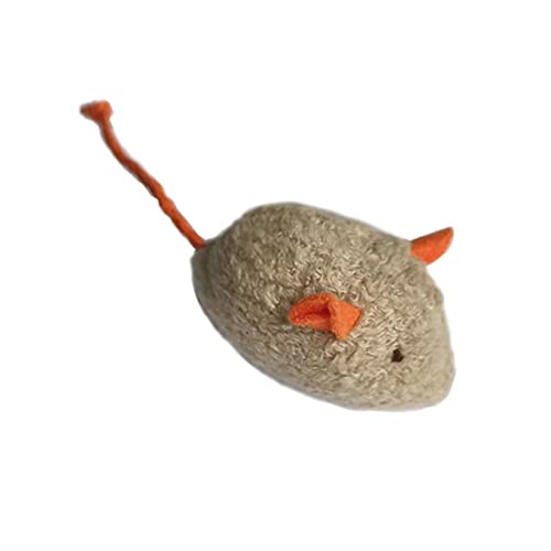 FAKEME 10 peças de brinquedo de gato com erva de gato de pelúcia para gatos e ratos, animais para pr