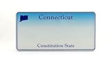 Connecticut US-Kennzeichen mit Prägung