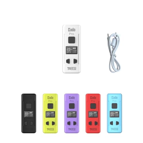 ���F�|���C�U�[ Yocan Kodo Pro 510 cartridge Battery BOX MOD 400mAh �yType-C�P�[�u���t���z ���[�L���� �R�h�v�� �J�[�g���b�W�o�b�e���[ ���b�h 510�K�i 510�X���b�h �d�q�^�o�R �d�qVAPE