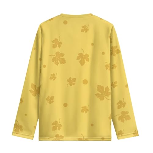 Image of Girls Long Sleeve Shirt with Cute Graphic Casual Pullover Tops 3-16Y