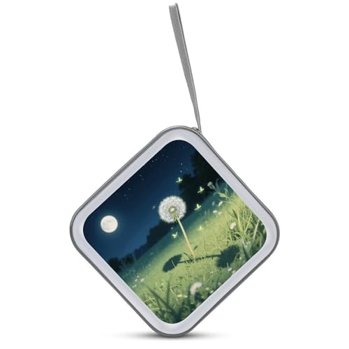 Funda para CD con 40 compartimentos de plástico duro y cierre de cremallera seguro 4