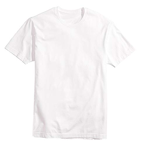 Kit com 5 Camisetas Básicas Masculina Algodão T-Shirt Tee (Colors, GG)