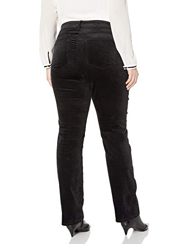 NYDJ Women's Plus Size Marilyn Straight Leg Velvet Jeans2