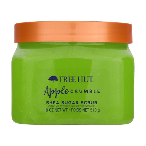Image of Tree Hut Apple Crumble Body Scrub, Exfoliating Sugar Scrub, Vegan, 18 Oz