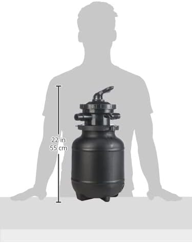 Bild 4 - Steinbach Filteranlage Active Balls+ – 040386 – Nicht selbstsaugende Pumpe für Pools mit bis zu 19.000 l – Mit 7-Wege-Ventil mit Verstellhebel und Manometer – Inkl. ca. 300 g Filter Balls