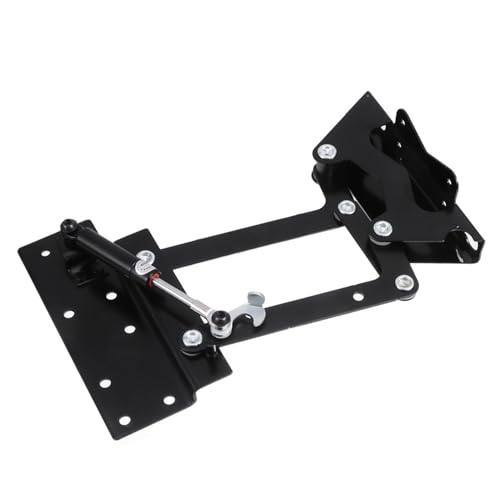 AUTSUPPL Table Basse Relevable Multifonction avec Charnières Pliantes et Cadre de Levage Hydraulique Mécanisme Robuste pour Salon Optimisation de Espace et...