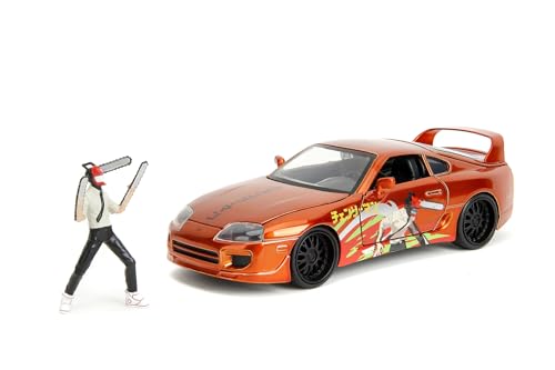 2022 Toyota Supra Diecast Figure, Orange - Toys 35181 - 1/24 Scale Diecast Model Car