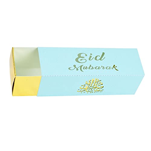 windyday 10 STÜCKE Eid Mubarak Pralinenschachtel,Snack-Zucker-Schokoladen-Tasche | Schokoladen-Geschenkboxen für… – Bild 7
