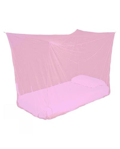 Image of ANS Single Bed Mosquito Net 3.5x6.5 ft (Pink) with Border Heavy Quality net