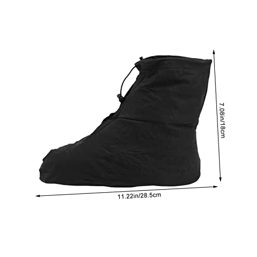 Cubiertas impermeables para calzado para actividades al aire libre, cubrebotas antideslizantes para lluvia para hombres y mujeres, sobrecubiertas protectoras resistentes para ciclismo, acampada y viajes miniatura 2