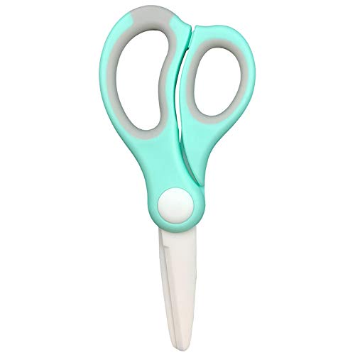 Baby Food Scissors Ceramic，Portable Baby Food Scissors without BPA With Box And Dust