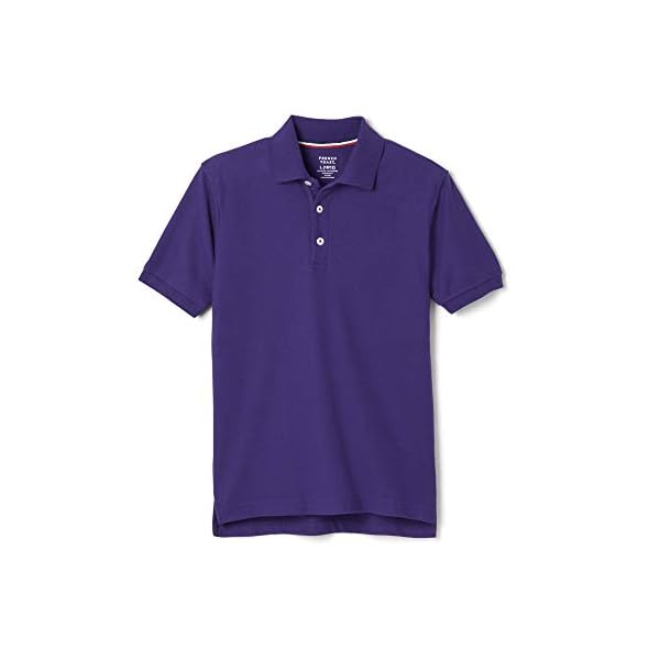 French Toast Jungen Short Sleeve Pique Polo Shirt (Standard & Husky) Poloshirt