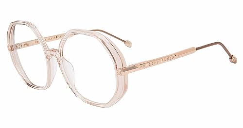 Lunettes de soleil Philipp Plein rose transparent élégance et confort VPP 053 S