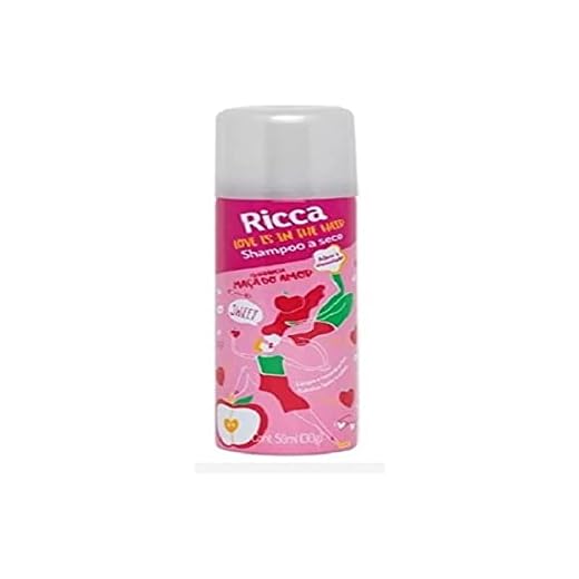Shampoo a Seco Maça do Amor, Ricca, 50 Ml