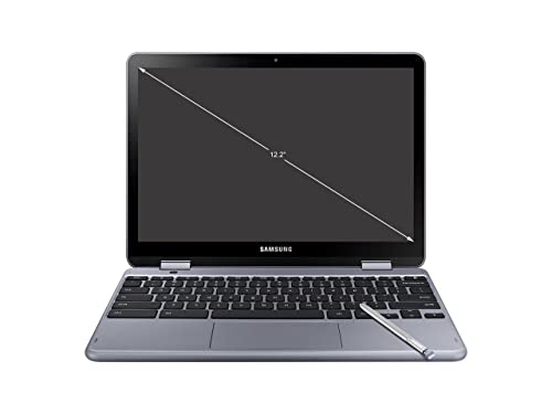 Image of Samsung Chromebook Plus V2, 2-in-1, 4GB RAM, 32GB eMMC, 13MP Camera, Chrome OS, 12.2 inch, 16:10 Aspect Ratio, Stealth Silver (XE521QAB-K01US)