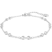 Swarovski Strand Remix Collection, Talla redonda, Blanco, Baño