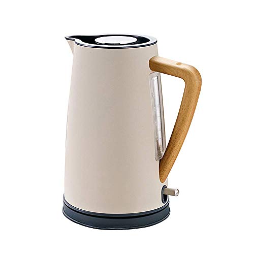 Bouilloire électrique gris foncé pour le thé du matin en famille